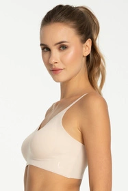 Julimex Simple Bra Top Biustonosz braletka, beżowy