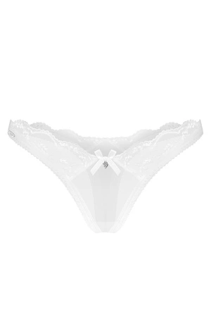 Obsessive Weddya 3-pcs set Nocna komplet biustonosz + stringi, white
