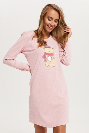 Italian Fashion Baula d�.r. Nocna koszula, melan� r�