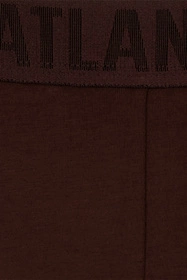 Atlantic MP-1571 Jock strap Majtki slipy otwarte, czekoladowy