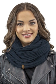 Vivisence 7017Kmpl Komplet czapka+komin, granatowy