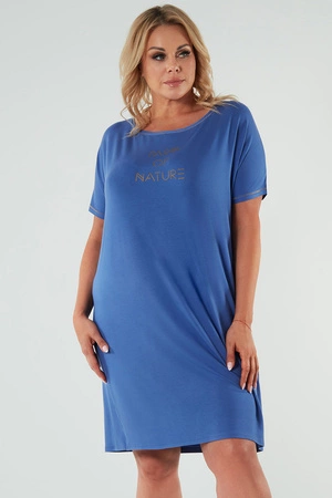 Italian Fashion Natura kr.r. Nocna koszula, niebieski