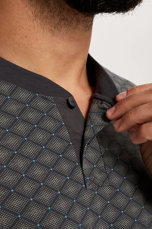 Italian Fashion Balmer dł.r. Nocna koszula, druk/grafit