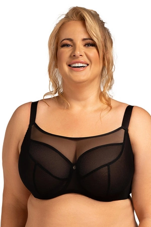 Nessa Salma crop top Biustonosz miękki, czarny