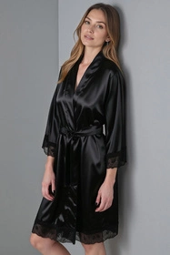 Vivisence 5032 Nocna peniuar, czarny