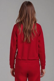 Vivisence 9004 Bluza nierozpinana, czerwony