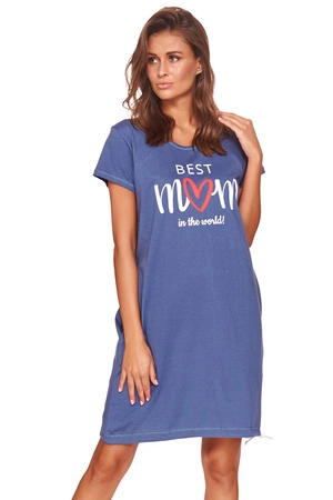 Doctor Nap TCB.9900 Nocna koszula, indygo