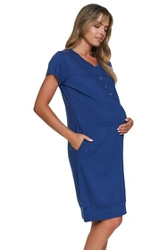 Doctor Nap TCB.4348 Nocna koszula, indigo blue