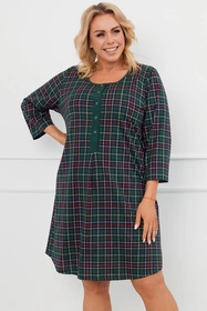 Italian Fashion Foggia r.3/4 Nocna koszula, druk/zielony