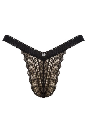 Obsessive Estiqua panties Majtki figi, czarny