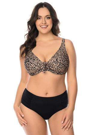 Vivisence 3203 Kostium kąpielowy biustonosz miękki, beżowo-czarny