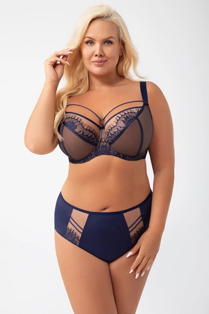 Gorsenia K496 Paradise Biustonosz miękki, granatowy