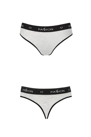 Passion PS008 Majtki brazyliany, grey