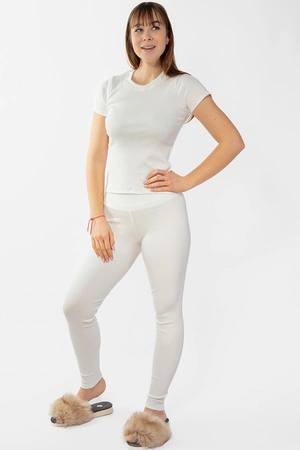 Dkaren Halima-Le Legginsy klasyczne, ecru