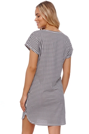 Doctor Nap TM.4554 Nocna koszula, pepitka black