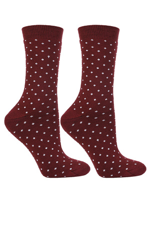 Moraj CSL300-082 Skarpety za kostk�, wine red