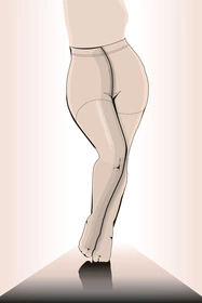 Fiore Plus Size 20 DEN C5120 Wyrób pończoszniczy rajstopy, light natural