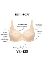 Vena VB-425 Biustonosz półusztywniany, beż