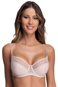 Ava 2102 Innesa Maxi Biustonosz półusztywniany, beige