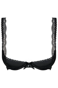 Obsessive Miamor half-bra Biustonosz półbiustonosz, czarny