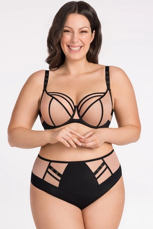 Gorsenia K886 Tesora Majtki figi, beżowy