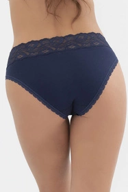 Italian Fashion Jamajka midi Majtki figi, granat