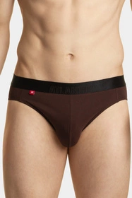 Atlantic MP-1573 Majtki slipy, czekoladowy