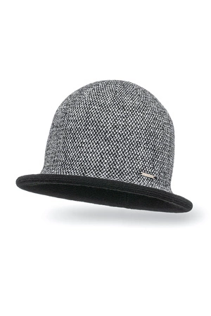 Vivisence 7044 Nakrycie głowy kapelusz, czarna pepitka