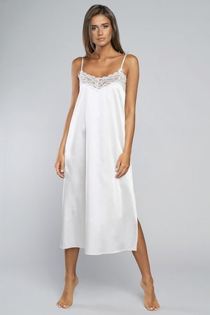 Italian Fashion Dotyk ws.r. d�uga Nocna koszula, ecru