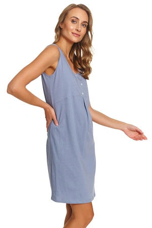 Doctor Nap TCB.7460 Nocna koszula, sky blue