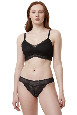 Triumph 10215908 Lift Smart Highleg Brazilian EX Majtki brazyliany, 0004-black