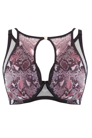 Unikat Zuma Biustonosz miękki, czarny-wzór