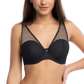 Gaia 1124 Hera Biustonosz półusztywniany, czarny