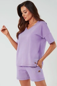 Italian Fashion Madri kr.r. Bluzka klasyczna, lila