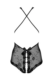 Obsessive Fiorenta teddy Body sexy, czarny