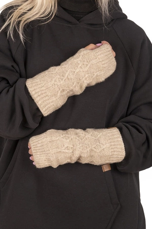 Vivisence 7216 Rękawiczki dzianinowe, beżowy