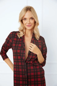 Italian Fashion Nicola dł.r. Nocna koszula, druk/czerwony