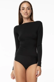 Julimex Simple Longsleeve Koszulka z długim rękawem, czarny