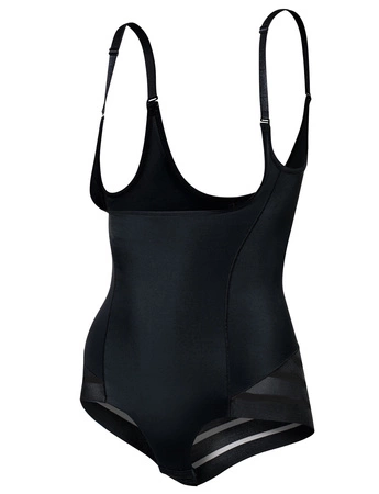 Julimex 119 Mesh Body pod biust Body wyszczuplające, czarny