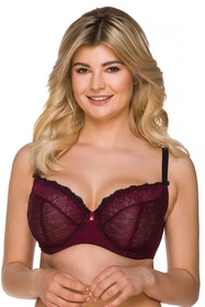 Lupo 2205 Biustonosz miękki, bordowy