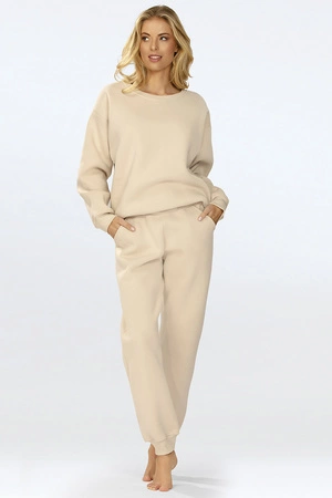 Dkaren Rehema-Bl Bluza nierozpinana, beż