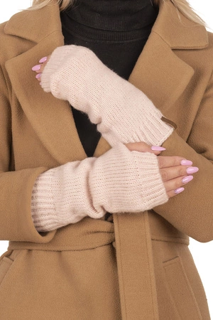 Vivisence 7215 Rękawiczki dzianinowe, pudrowy róż