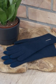 Vivisence 7202 Rękawiczki dzianinowe, granatowy