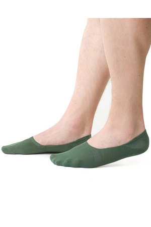 Steven 058 MEN stopki bawełniane Skarpety stopki, zielony 003