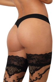 Axami V-10058 Majtki stringi, czarny