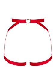 Obsessive Elianes harness Akcesoria erotyczne uprząż, czerwony