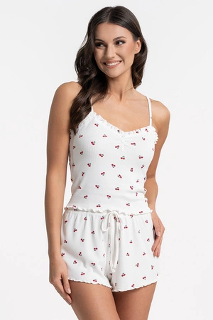 Moraj PDD3100-002 Nocna piżama, patt 1 -cherry