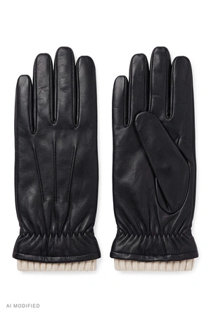 Vivisence MR7203 Rękawiczki skórzane, black