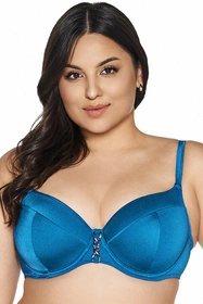 Ava SK-13 MAXI Kostium kąpielowy biustonosz usztywniany, azure