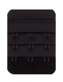 Julimex BA-03 3-rzędowy Akcesoria do biustonosza przedłużacz obwodu, czarny